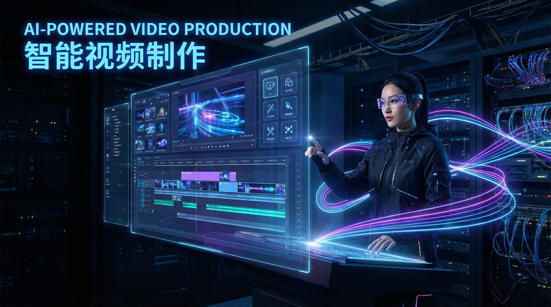 抖音揭秘视频教程-抖音揭秘视频教程第2课：AI视频剪辑工具使用演示